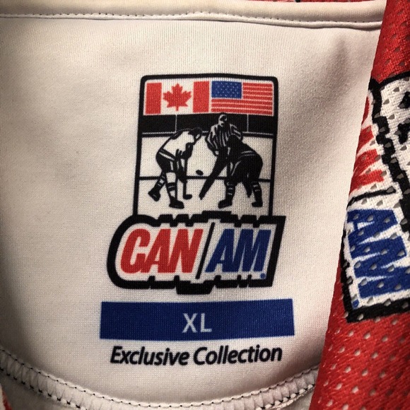 Can-Am Men's XL Premium Pullover Hoodie‎ Sweatshirt Can/Am Canada America Hockey - Picture 7 of 8